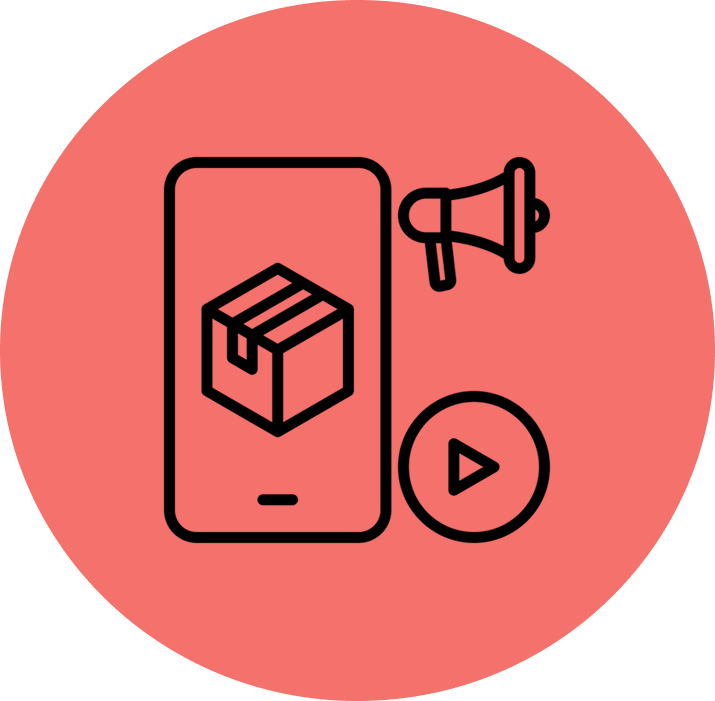Digital Media Icon.
